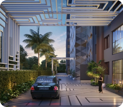 Shubh Tristar luxury residence exterior view